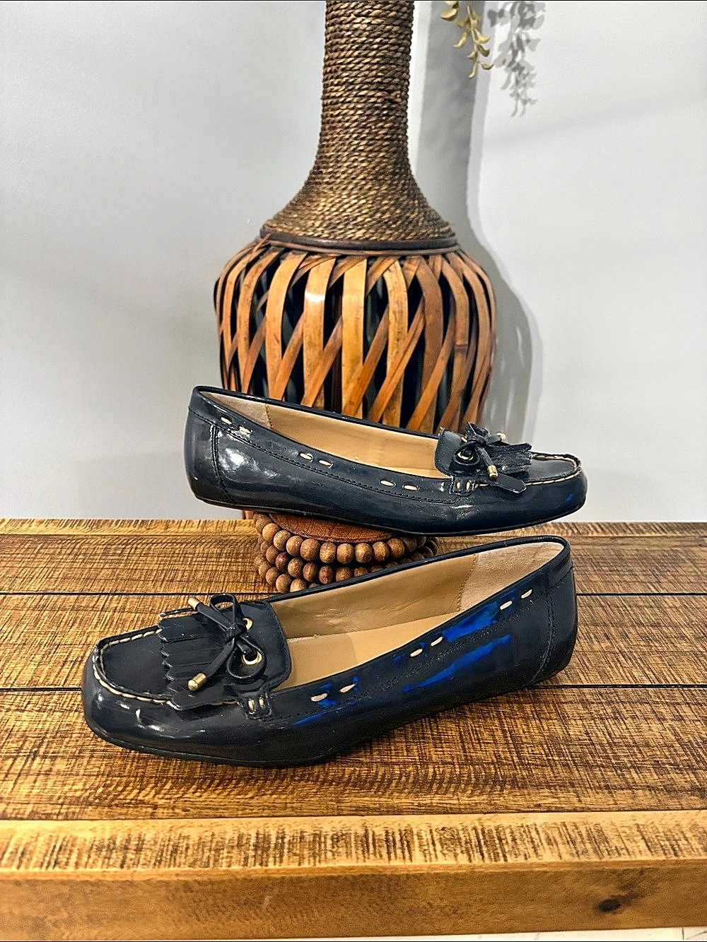 Isaac Mizrahi Live! Tassel loafers! Black US 8.5